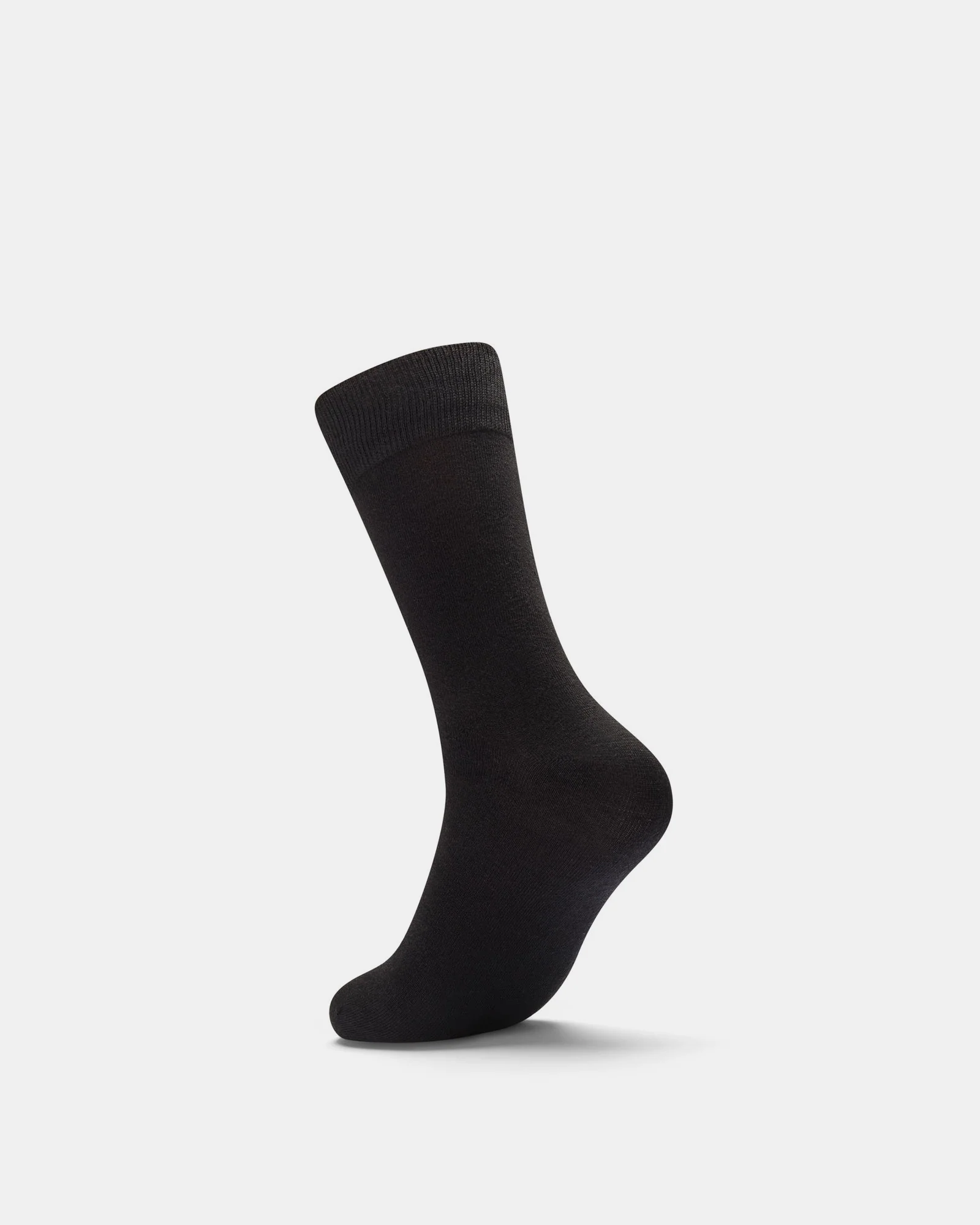 3pk Crew Sock (M) Black - Image 3