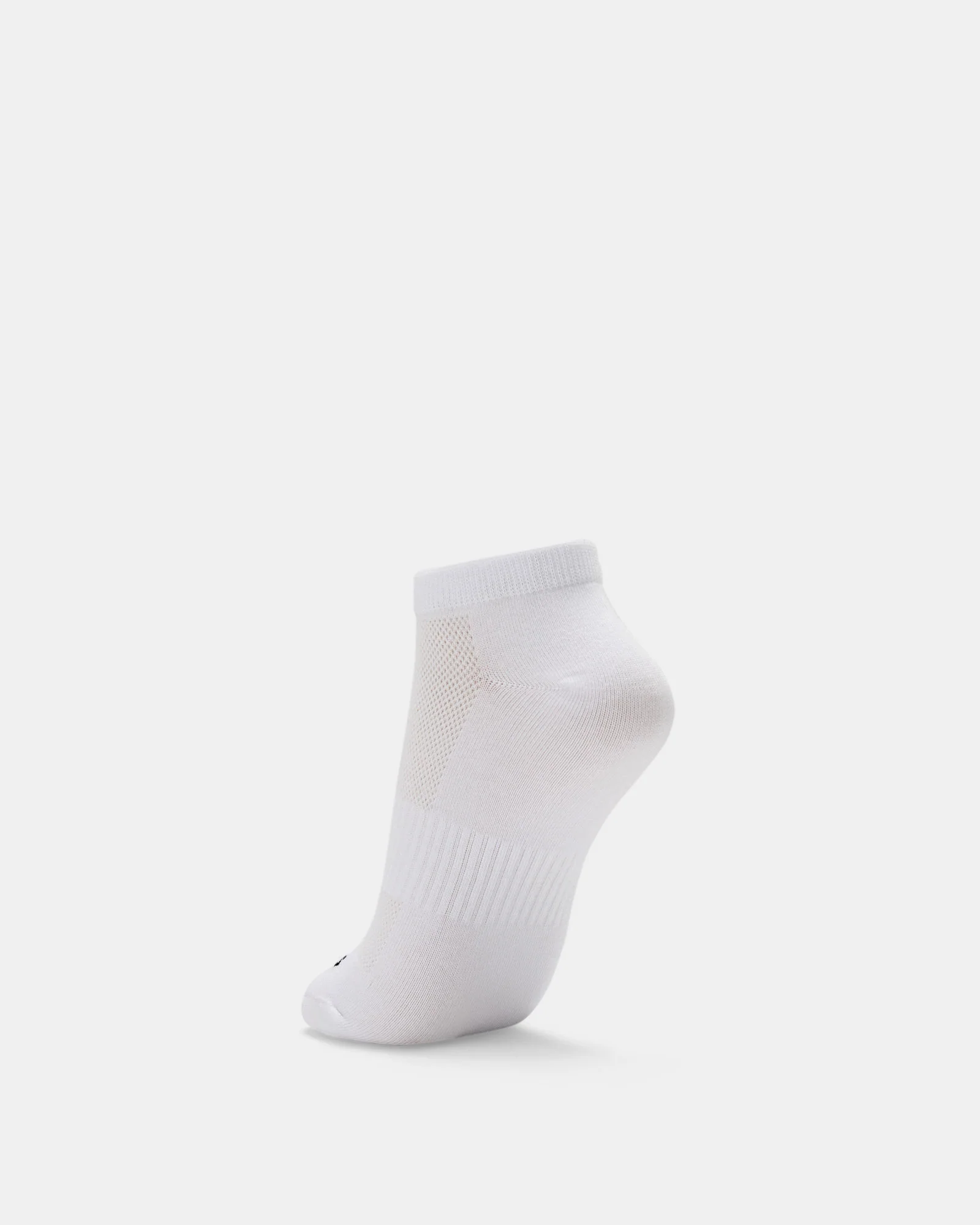 3pk Sport Ankle Sock (M) White - Image 3