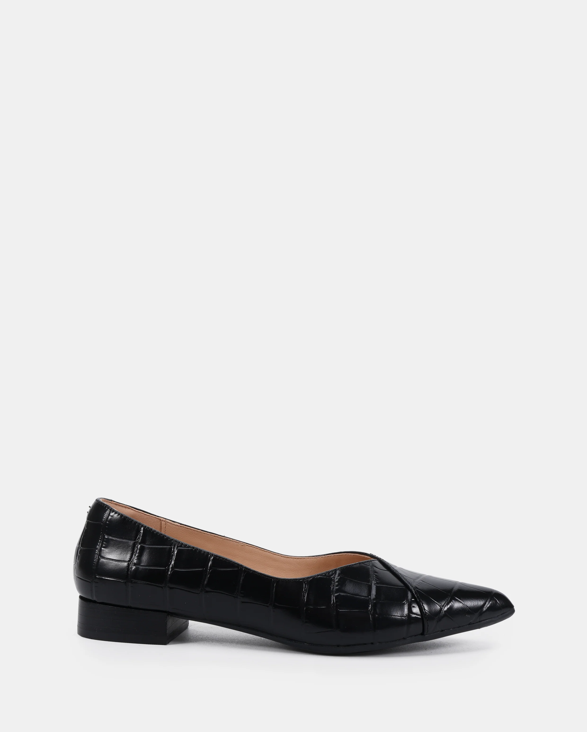 Corrine Black Croc