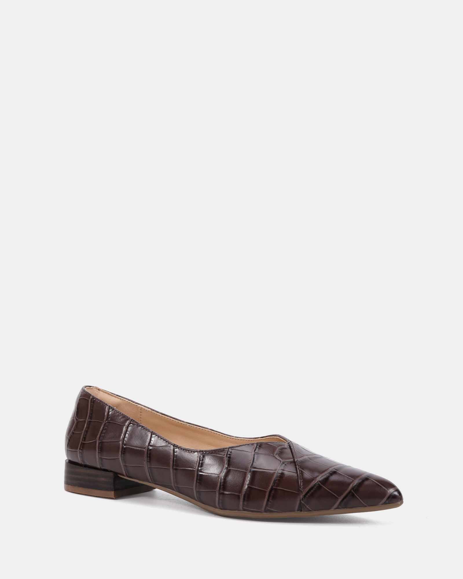 Corrine Cognac Croc - Image 2