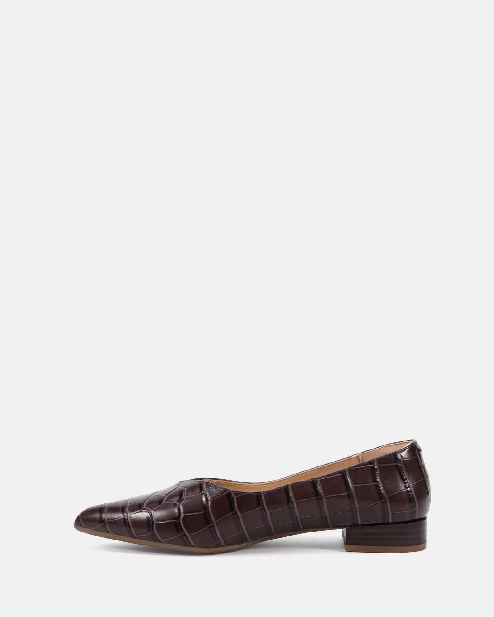 Corrine Cognac Croc - Image 3