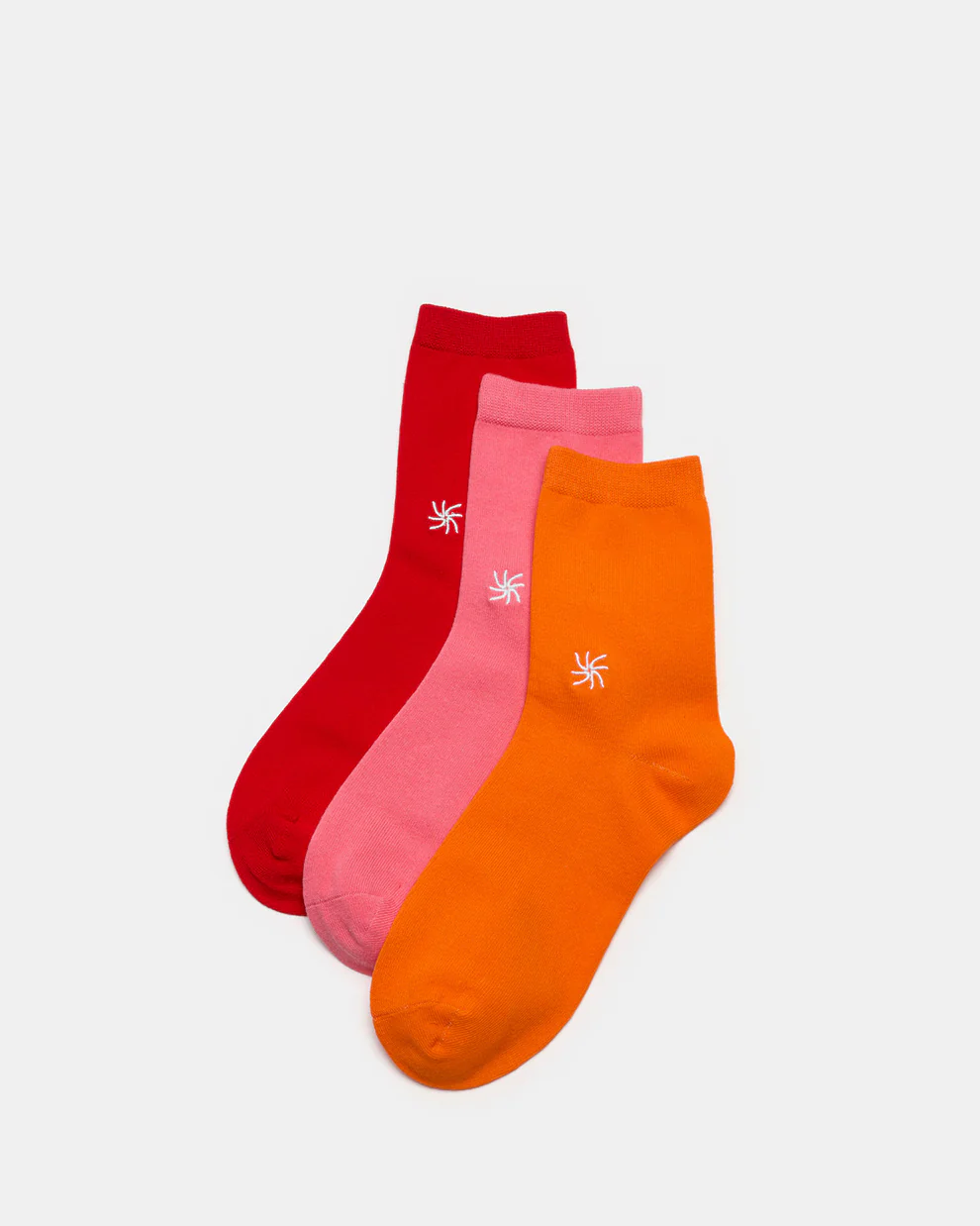 CS Crew Sock (W) Bright Pink Combi