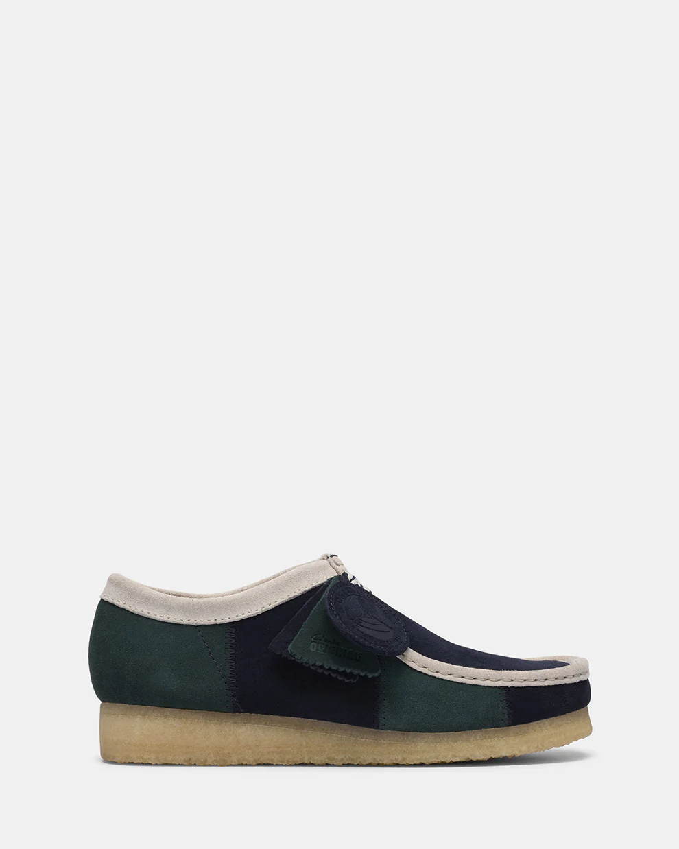 Wallabee (M) Blue/Green Stripe